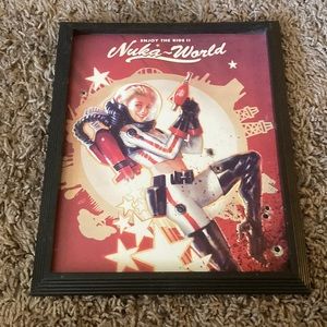 Framed Nuka-World Nuka-Cola Art Print